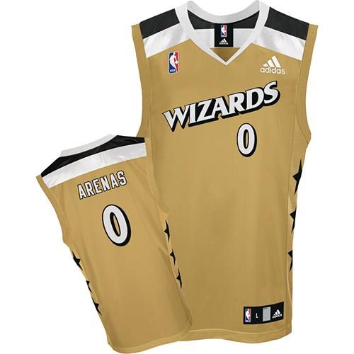 Men Custom Washington Wizards Jerseys Customized Yellow NBA Jerseys->customized nba jersey->Custom Jersey